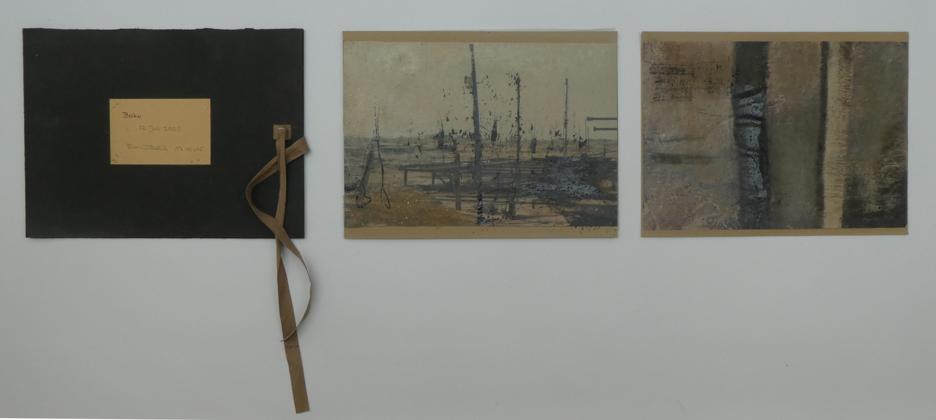 Tagebuchseiten Baku von Christel Hermann